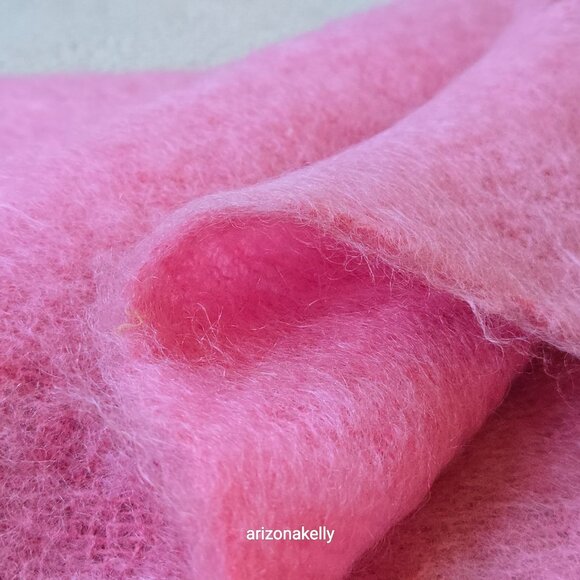 Accessories - NWOT Mohair Scarf Cotton Candy Spun Sugar Candy Floss Fairy Floss Pink
